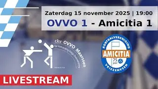 OVVO Maarssen 1 vs Amicitia 1 | Livestream (15-11-2025)