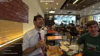 ice poseidon fails at ordering Diablo 4 burger king burger with nick white in #korea #travel #live
