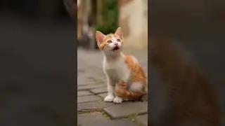 He Walked Straight Into My Heart! 🥺🧡 Street Kitten Rescue #shorts