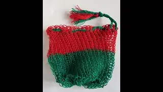 Hand Knitted Jute Mesh Market/Fruit Bag