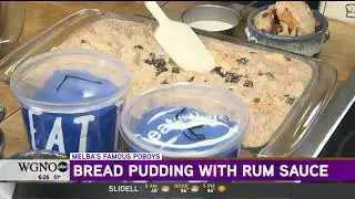 Melba's Bread Pudding with Rum Sauce