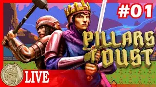 8-bit Indie RPG Pillars of Dust! #01 - SuperDerek Streams!