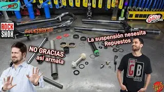 REPARACI&Oacute;N Suspensi&oacute;n ROCKSHOX JUDY no funciona el bloqueo sin cambio de repuestos refacciones bike