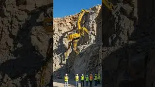 The Climbing Machine of the Future 🤖🪨 #EngineeringShort #RoboticsFuture #MachinePower