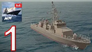 Modern Warships - Gameplay Walkthrough Episode 1 (iOS, Android)