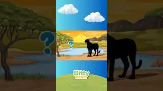 Guess The African Animals Part 2 | BittyBeam For Kids  #shortsforkids #learnanimals #fortoddler
