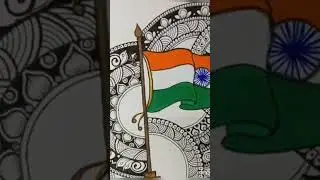 Happy Republic Day 2026. #republicday #india #flag #art #viral #shorts