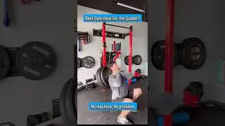 GARAGE GYM HACK: Landmine Hack Squat = Instant Leg Press Alternative