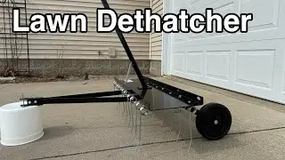 VEVOR Tow Behind Dethatcher — распаковка и сборка