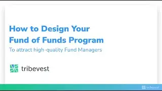 How to Design Your Fund of Funds Program
