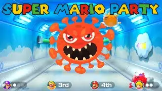 🔴 Super Mario Party || 5-Minute Minigames || Waluigi vs Wario vs Peach vs Mario (Master CPU)