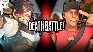 Tracer vs Scout | DEATH BATTLE! sub espa&ntilde;ol (Overwatch vs Team Fortress 2)
