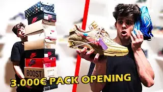3.000&euro; SNEAKER PACK OPENING 🤑😱👟