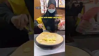 CREPE WITH HONEY AND BANANA #everyone #viral #highlights #viralvideo #shortsvideo #fypシ #yummy #