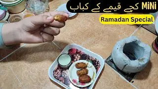 Mini Chicken Kabab | Chicken Mince Kabab | کچے قیمے کے کباب || Mini Kitchen