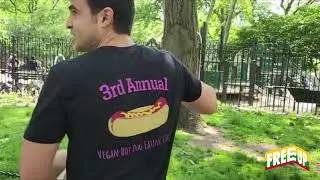 TED JONES WORLD VEGAN HOT DOG EATING CONTEST promo