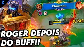 ROGER DEPOIS DO BUFF - ROGER GAMEPLAY | Mobile Legends