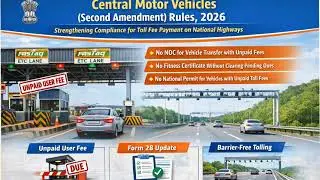 No NOC for Vehicle Transfer, Fitness Renewal and Permits with pending toll dues #nocpermit #NHAIRule