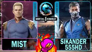 MK1 MisT (HOMELANDER) VS Sikander555HD (SUB-ZERO)🥊Mortal Kombat 1🥊4K 60ᶠᵖˢ