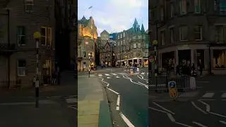 Victorian Charm of Cockburn Street ✨ | Magical Night Walk in Edinburgh, Scotland 🌙