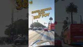 Santa Monica Blvd 360 Drive #360videotour #losangelesdrive #santamonica