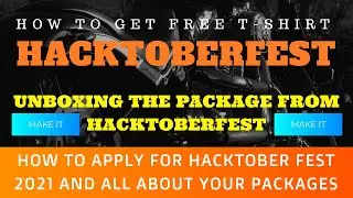 Unboxing Hacktoberfest 2020 Package | Hacktoberfest 2020 Prize | How to apply for Hacktoberfest |