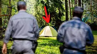 BRACCATI dai Guardiaparco… (Dormire in Tenda è ILLEGALE?)
