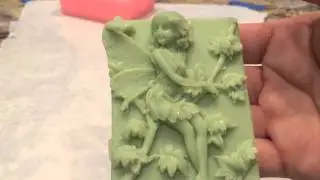 Soap Mold Review Fairy with Maple Leaf Longzang 0951 Silicone Cold Process Soapmaking