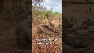 The Relentless Komodo Dragon | Masterful Predator in a Harsh Habitat #youtubeshorts #animals