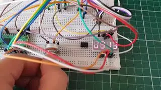 Raspberry pi pico 4 digit 7 segment adc control