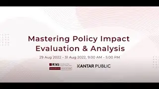 Mastering Policy Impact Evaluation and Analysis