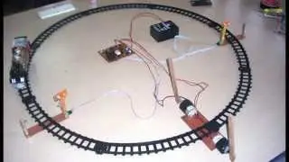 Automatic Railway Gate Control System Using AVR ATmega8  with complete project report, code