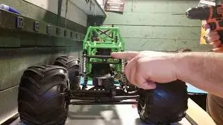 Axial Smt10 Grave  Digger chassis upgrade
