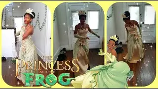 Making Tiana's Dress From Princess and The Frog 🐸 Dress
