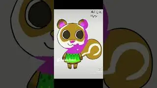 Drawing Sylvana!🐿️ #sylvana #sylvanaanimalcrossing #sylvanaacnh #animalcrossing #acnh #speedpaint