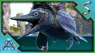 MY FIRST MISSION ATTEMPT + X-ICHTHYOSAUR TAMING! - Ark: Genesis [DLC Gameplay E6]