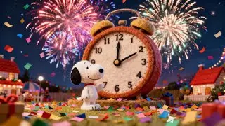 Snoopy's Happy New Year 2026 ❄️ Cozy Lofi for Relax, Study, Chill 🎆 Relaxing Lofi Jazz Music
