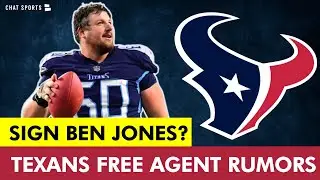 Texans Signing Ben Jones To Replace Jarrett Patterson? Texans Rumors On Juice Scruggs & C.J. Stroud