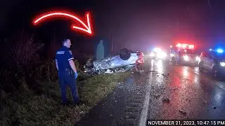 Дева Мария в аварии? Фельдшер увидел женщину, защищающую жертву. Полиция сообщает, что там никого...