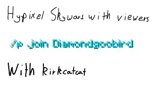 PLAYING WITH VIEWERS! Hypixel Skywars Open Party /p join Diamondgoobird