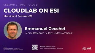 Emmanuel Cecchet&mdash;CloudLab on ESI