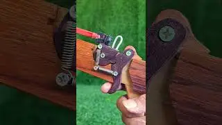 Simple mechanics craft design for slingshot#woodworking #wooddesigner #woodscraft #classicwood