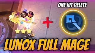 ASTRO LUNOX + FULL MAGE = 1 HIT DELETE | MAGIC CHESS MLBB