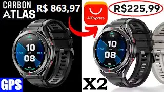 SMARTWATCH CARBON ATLAS | O NOVO LAN&Ccedil;AMENTO DA CARBON NO ALIEXPRESS! COM GPS E 3ATM &Agrave; PROVA D'&Aacute;GUA!
