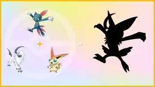 Pokemon Fusion | Sneasel + Victini + Absol