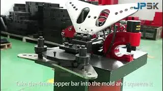 3in1 Hydraulic Punching Bending Cutting Busbar Processing Machine for Iron Plate Copper Aluminum