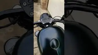 Harley Davidson Sportster custom drag bar