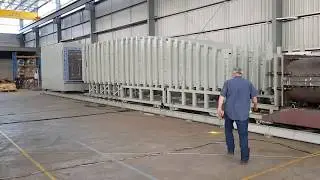 Tacam Steel door undergoing blast testing