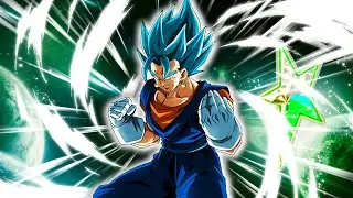 THE BEST OF THE BLUE FUSIONS? 100% TEQ LR VEGITO SHOWCASE! | DBZ Dokkan Battle