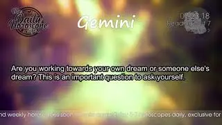 Gemini's Daily Horoscope for Monday July 23rd, 2018